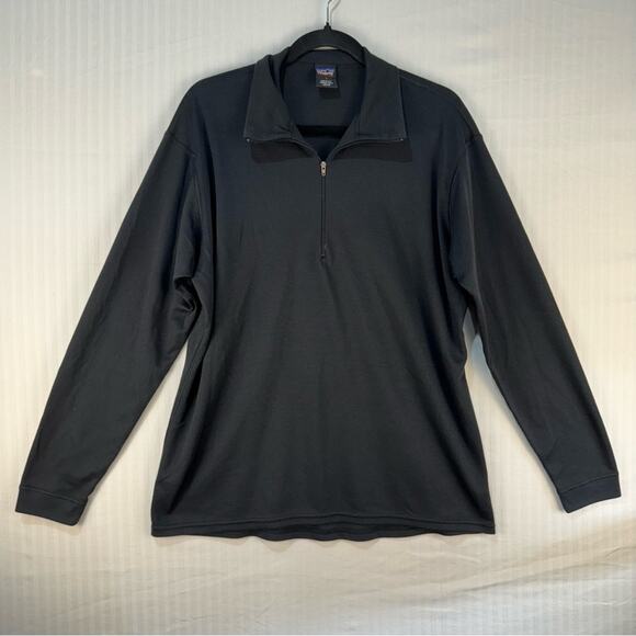 Patagonia 1/4 Zip Long Sleeve Pullover Men Large Capilene Baselayer USA Vintage - Picture 1 of 10
